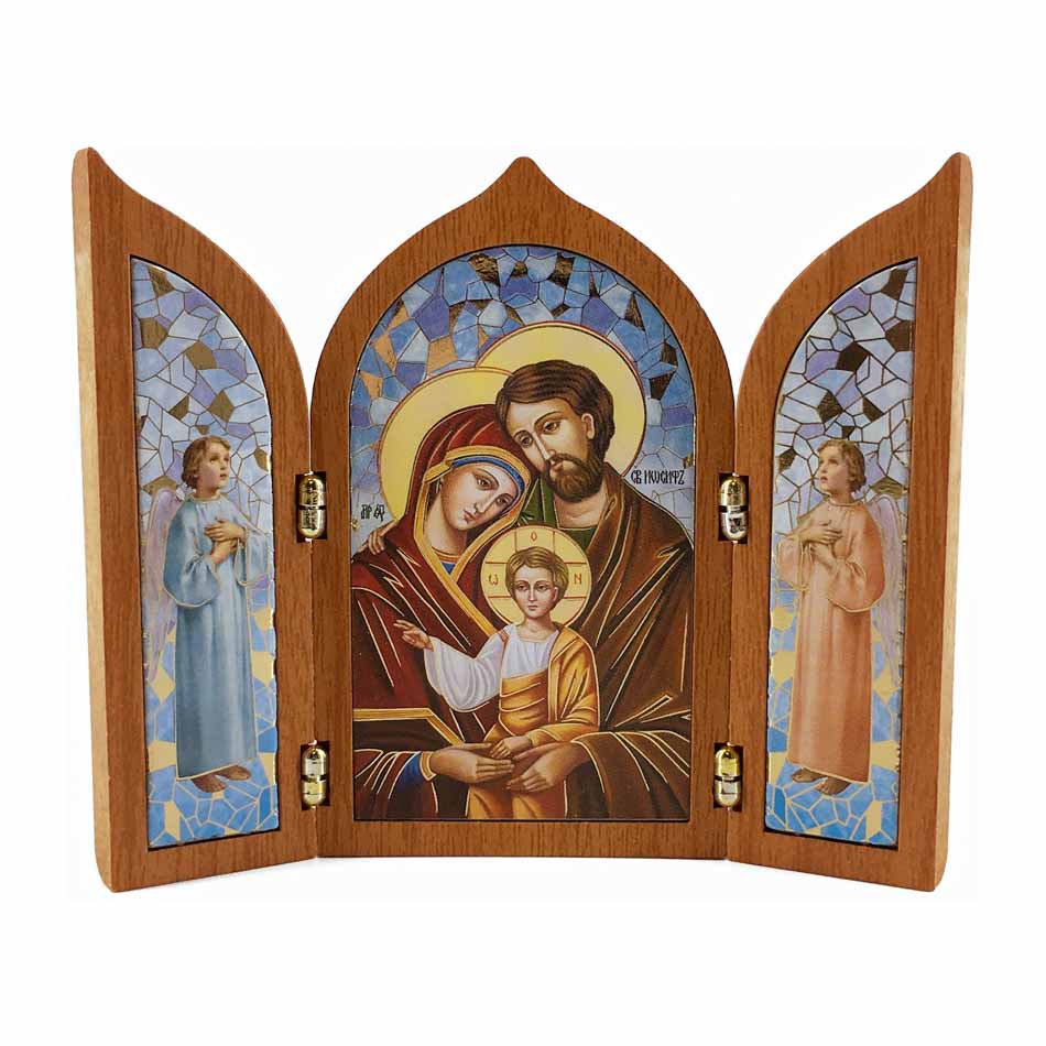 Bracciale/rosario con Tao in legno - corda arancione - Holyfamily