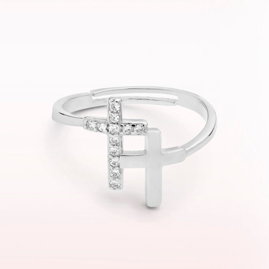 Catholic Cross Ring