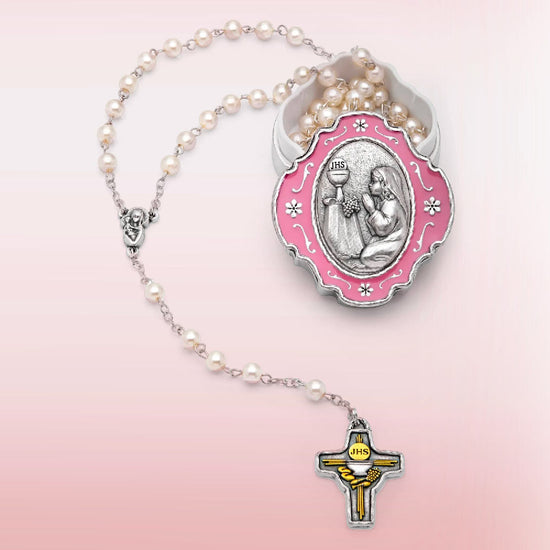 First Communion Rosary for Girls