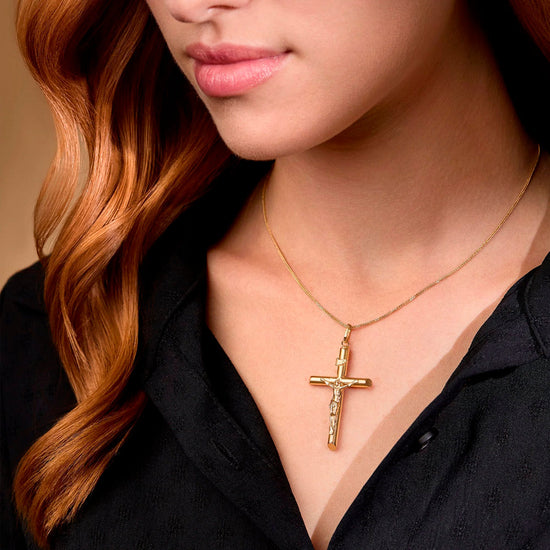 Gold Crucifix Pendants