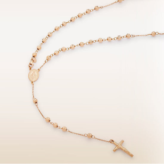 Gold Rosary Necklace for Men