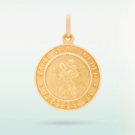 Gold St. Christopher Medal