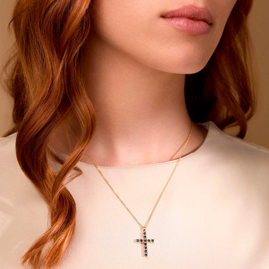 Italian Gold Cross Pendant