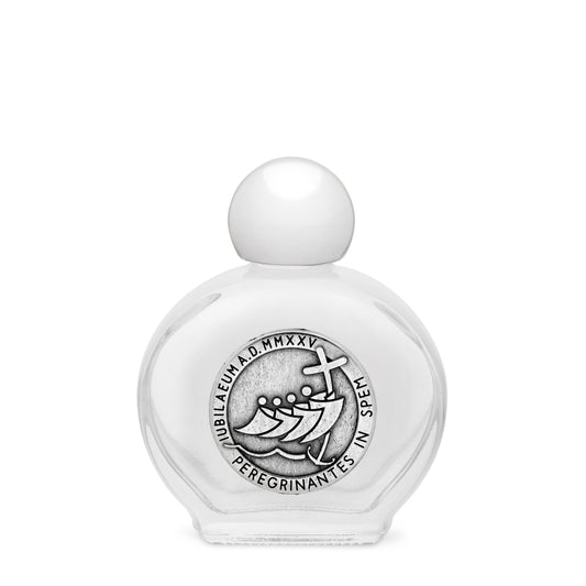 MONDO CATTOLICO ROMA Holy Water 10 ml Bottle with Jubilee 2025 Logo