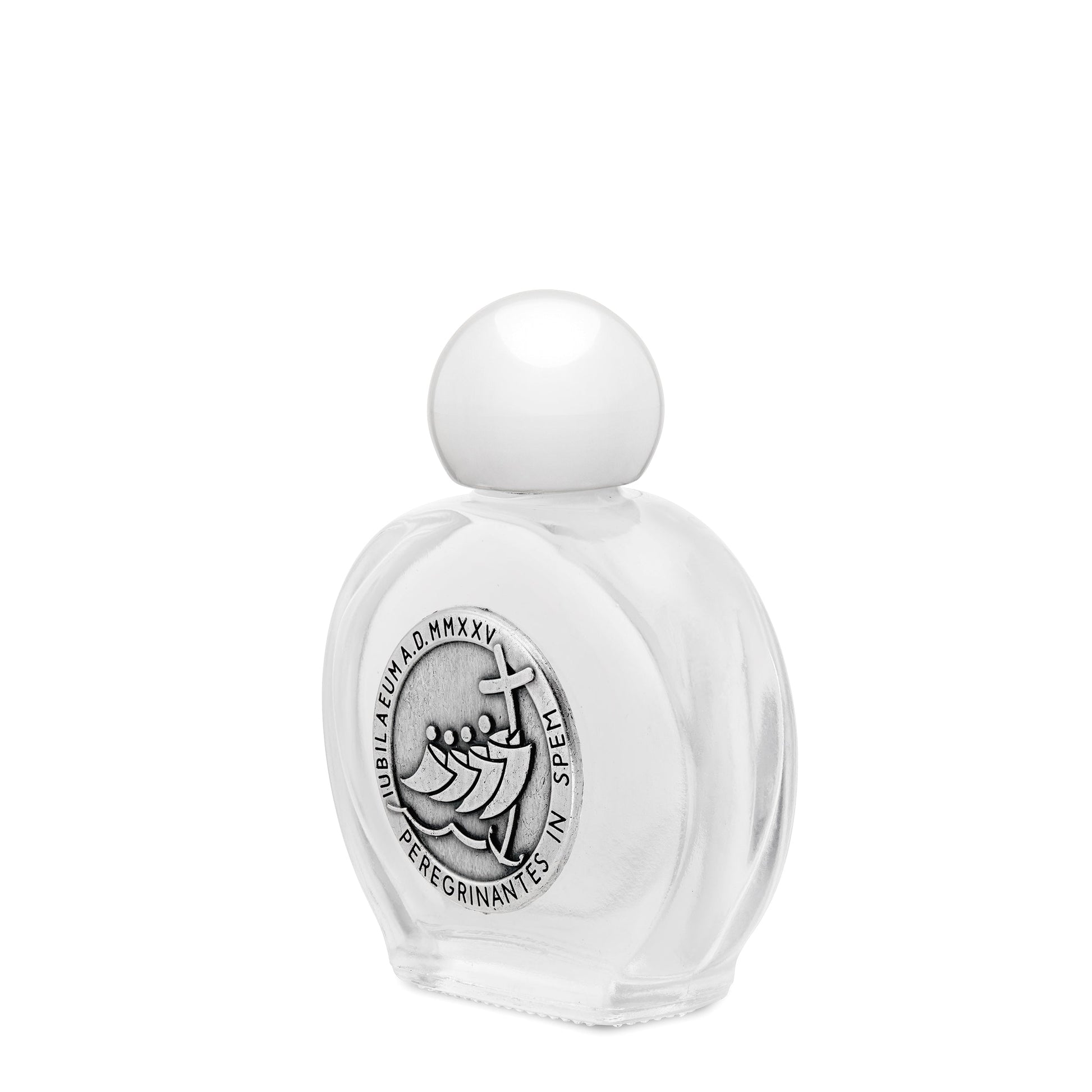 MONDO CATTOLICO ROMA Holy Water 10 ml Bottle with Jubilee 2025 Logo