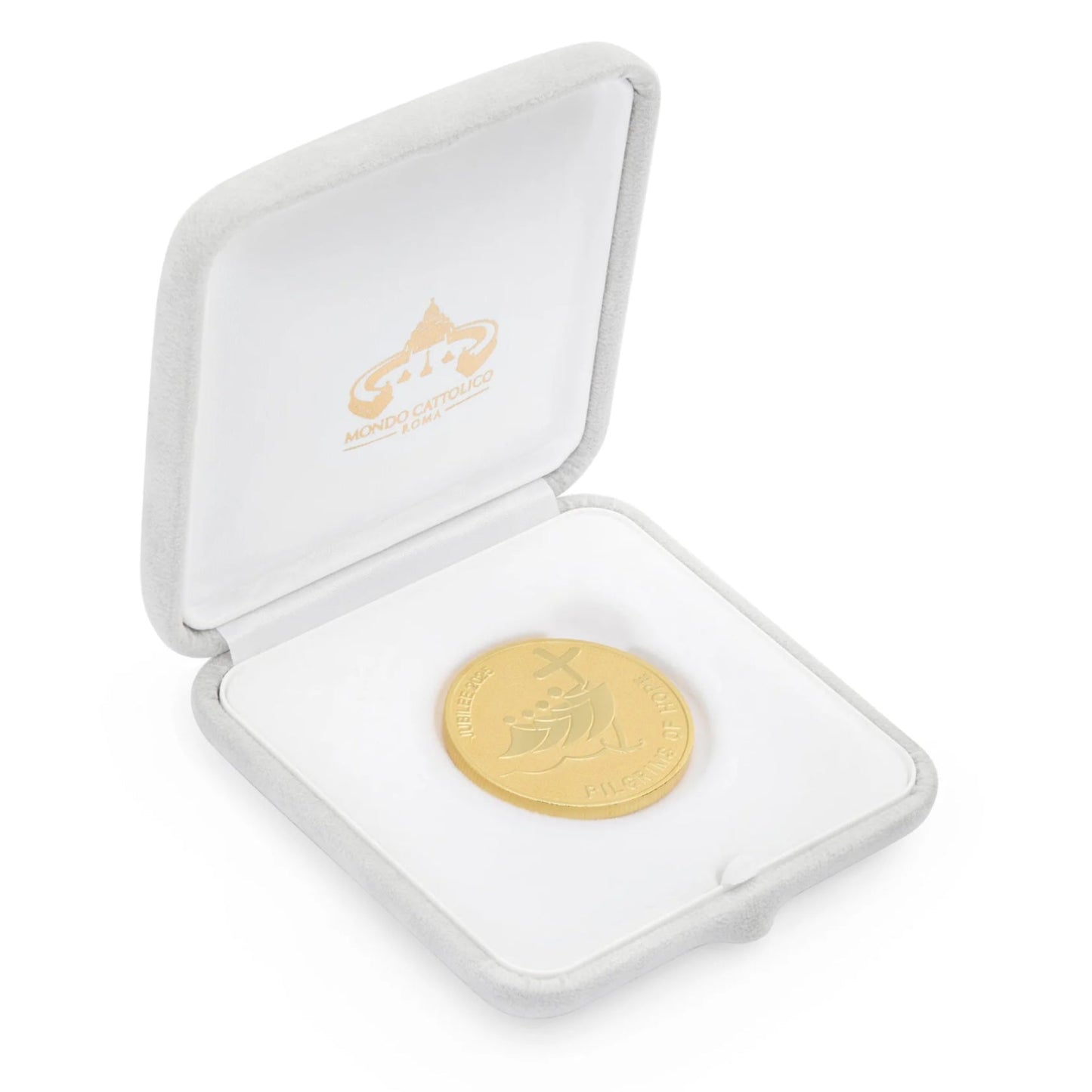 Gold-tone Jubilee 2025 Commemorative Coin – Exclusive Edition