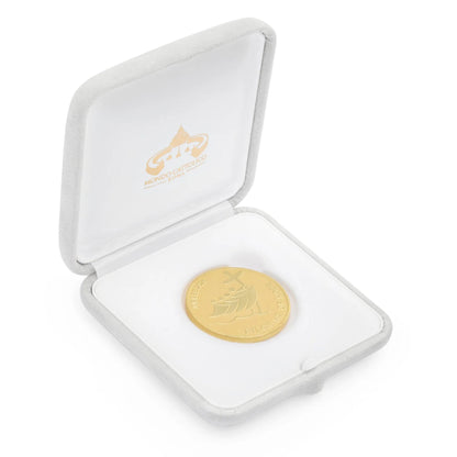 Moneda Conmemorativa Del Jubileo 2025 En Tono Dorado – Edición Exclusiva