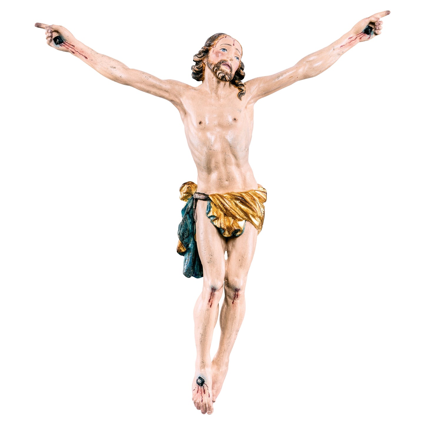 Mondo Cattolico Antiqued / 42 cm (16.5 in) Christ of passion