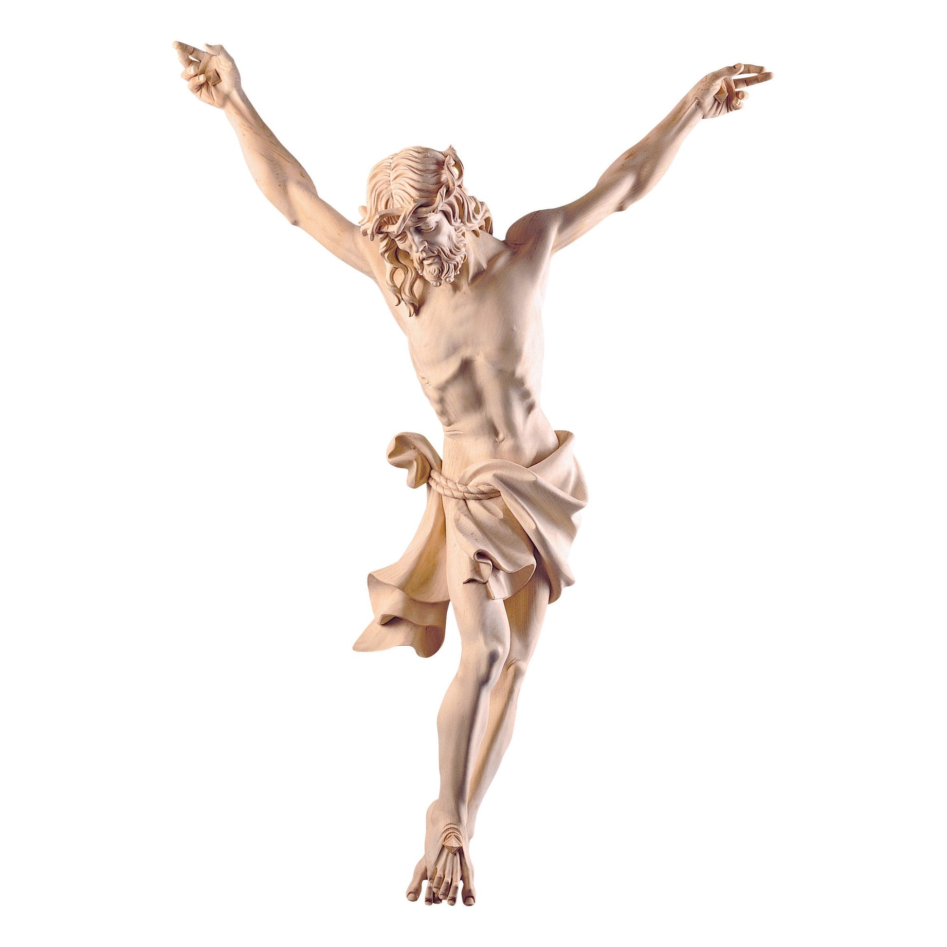 Mondo Cattolico Natural / 20 cm (7.9 in) Christ of the Alps linden