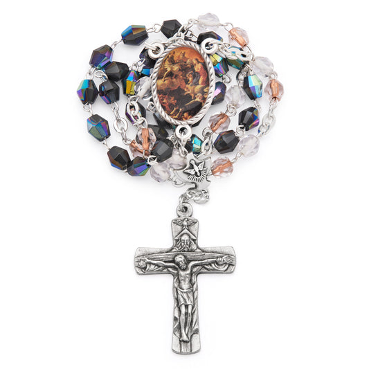 MONDO CATTOLICO ROMA Rosary 34 cm (13.39 in) / 50 cm (19.69 in) / 5 mm (0.20 in) Devotional Rosary of 33 Days