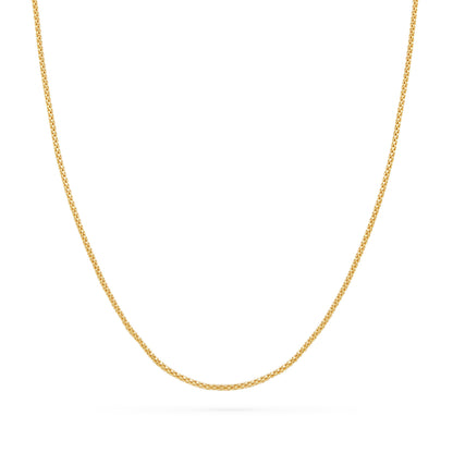 Mondo Cattolico Necklaces Gold-plated Sterling Silver Korean Chain Necklace