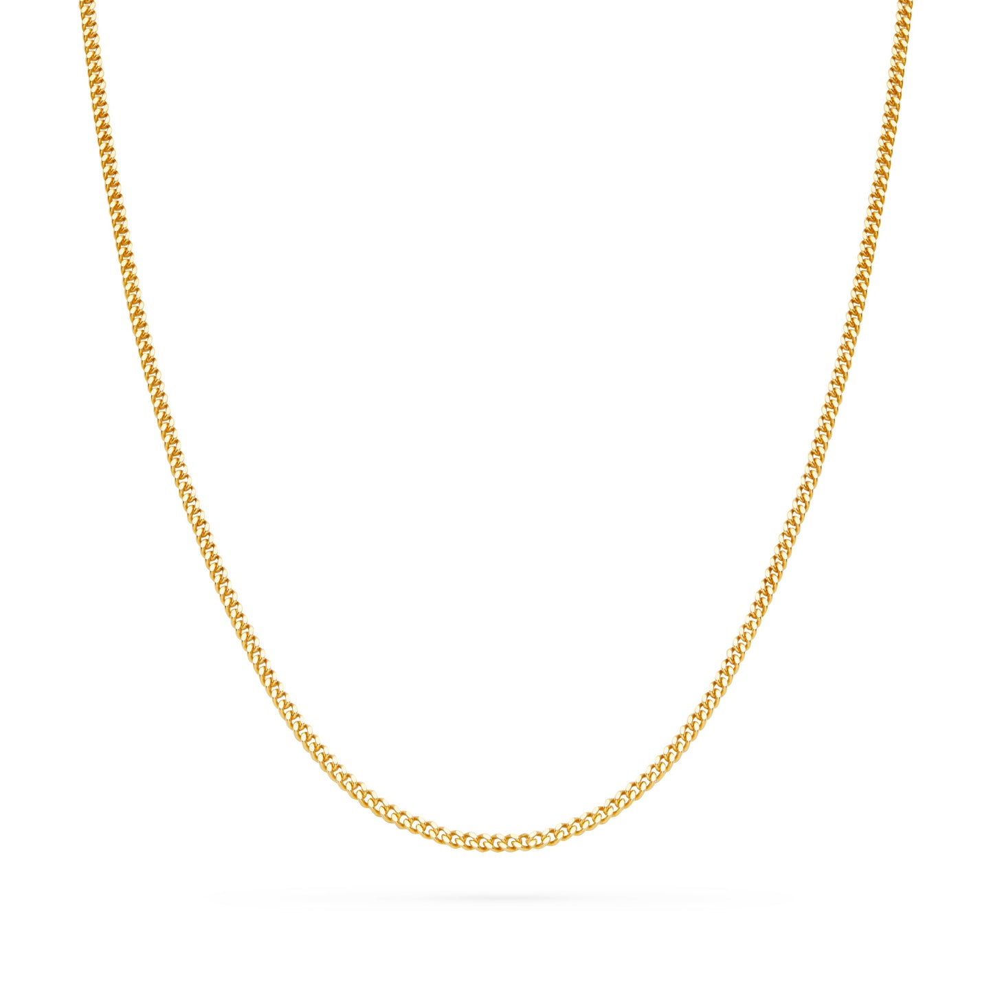 MONDO CATTOLICO ROMA Necklaces 60 cm (23.62 in) Gold-plated Sterling Silver Light Curb Chain