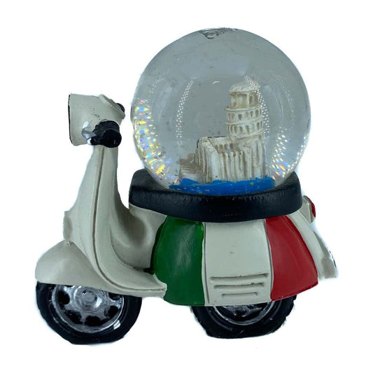 MONDO CATTOLICO Apparel & Accessories Italian Vespa Scooter with Snow Globe