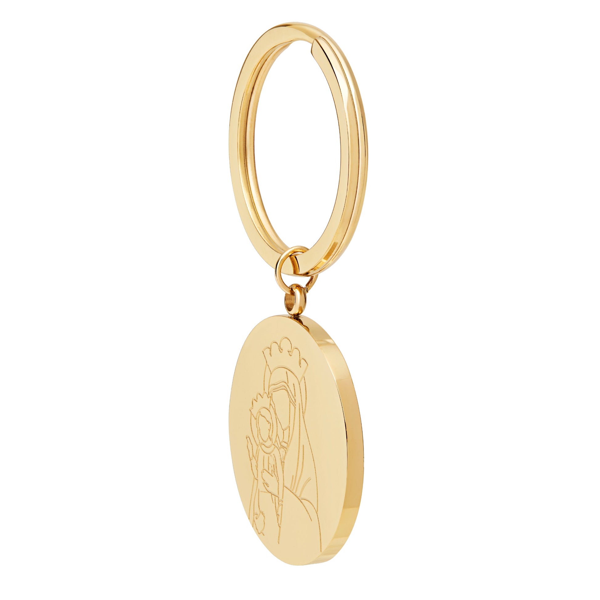 MONDO CATTOLICO ROMA Keychains Jubilee 2025 Gold-tone Stainless Steel Keychain