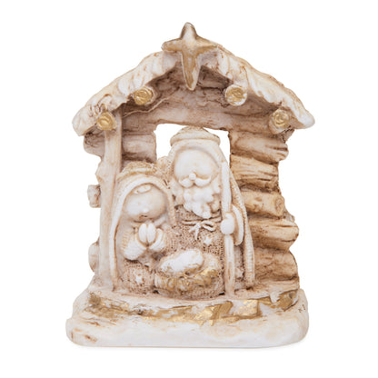 MONDO CATTOLICO ROMA Nativity 7 cm (2.76 in) Marble Dust Nativity Scene