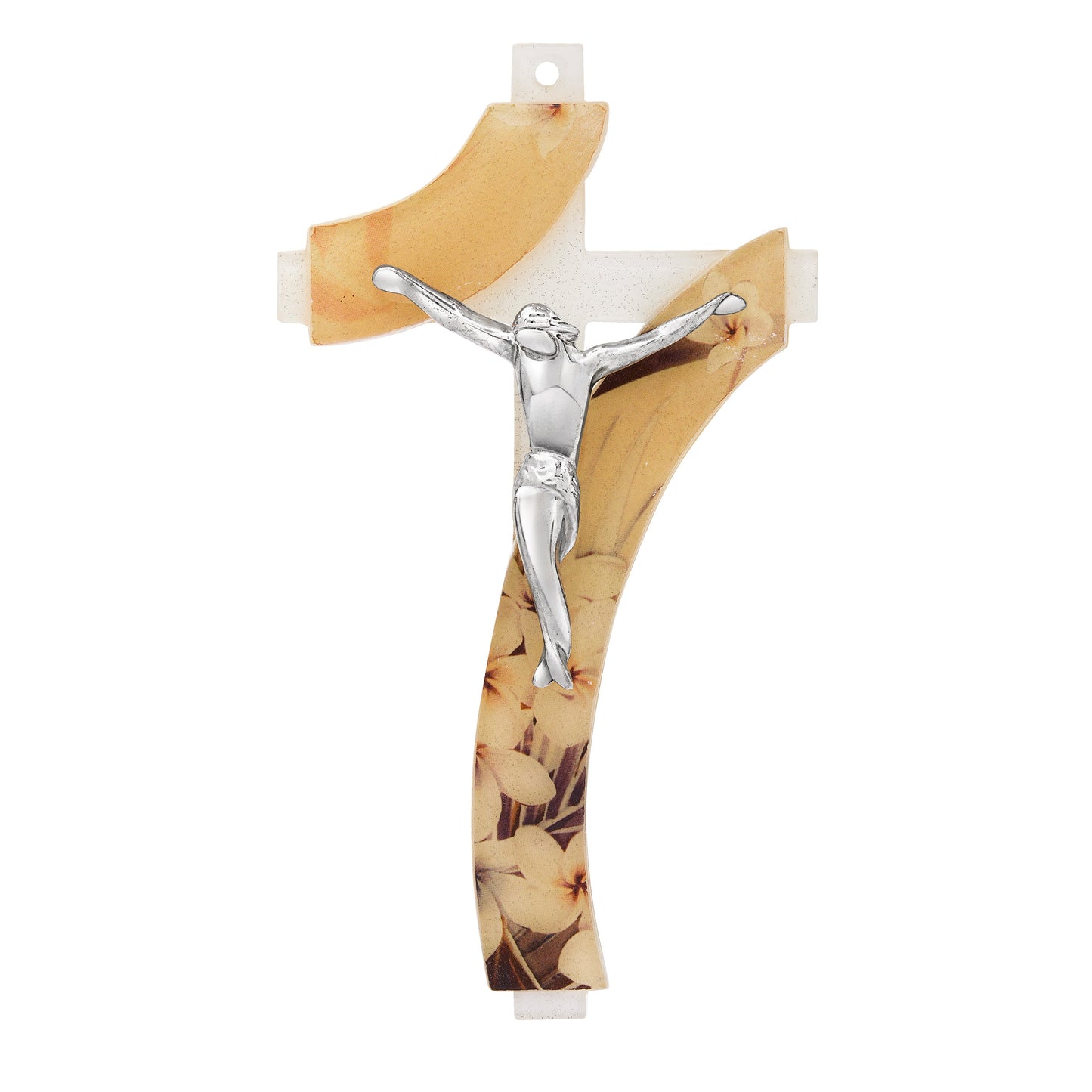 MONDO CATTOLICO ROMA Cross Murano Glass Crucifix Modern Style