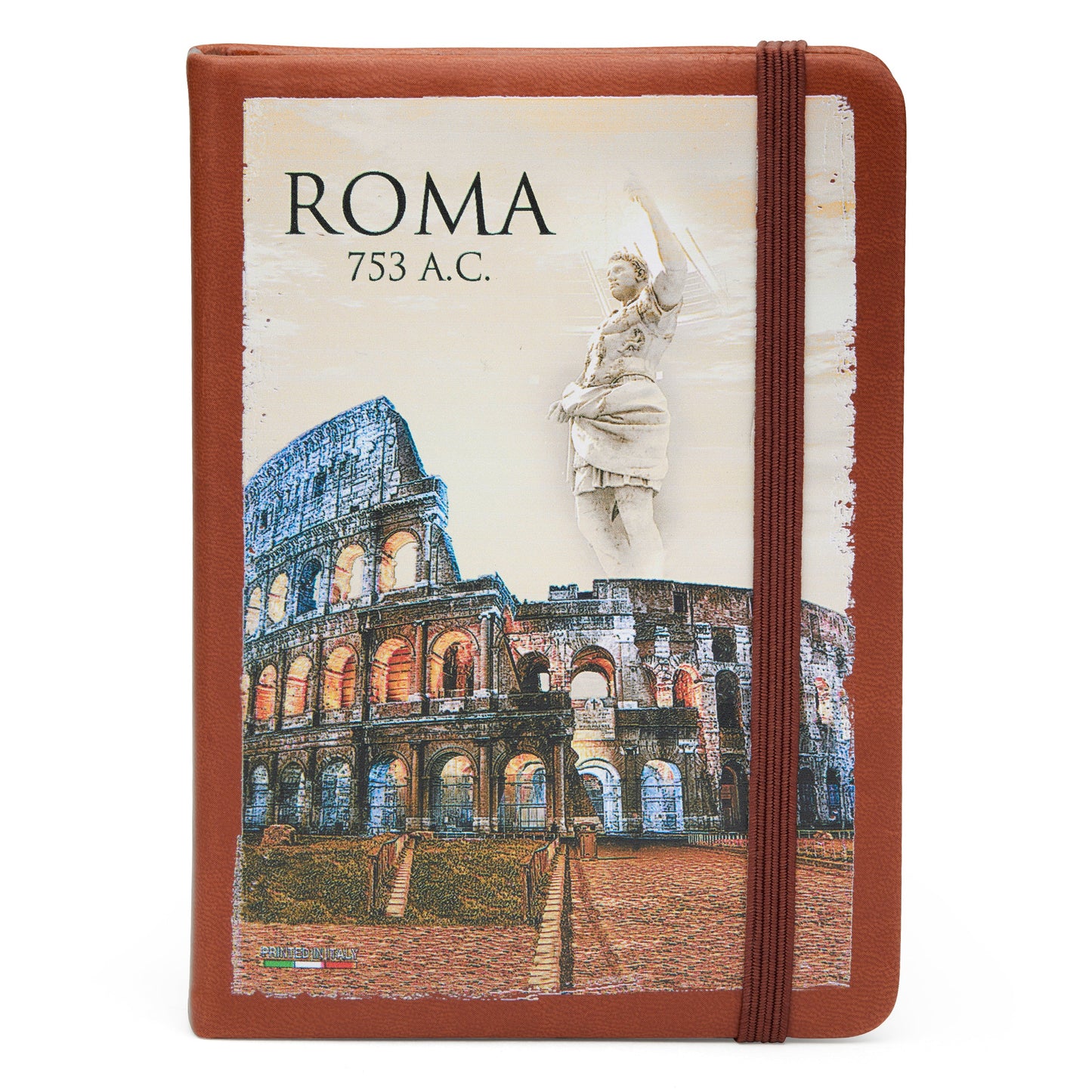 Mondo Cattolico Notebook 11 x 14.50 cm (4.33 x 5.71 in) Notebook featuring the Colosseum