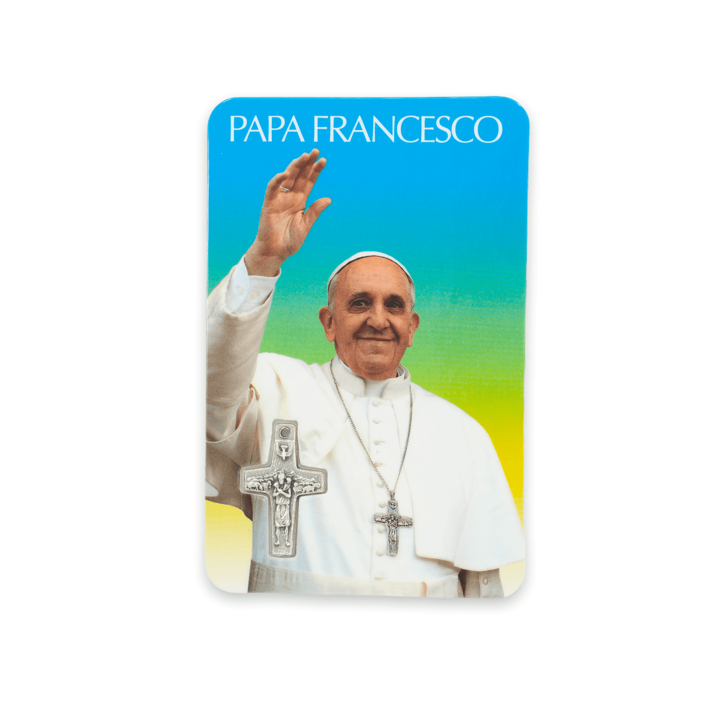 Pope Francis Plastified Prayer Card | MONDO CATTOLICO