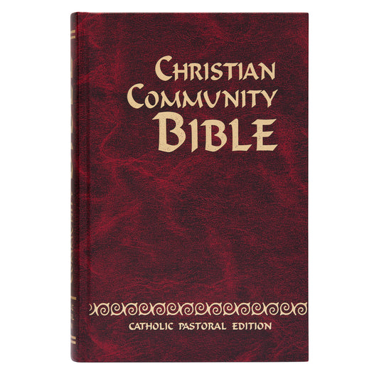 Mondo Cattolico Bible 21.5 cm (8.46 in) Red Christian Community Bible: Catholic Pastoral Edition in English