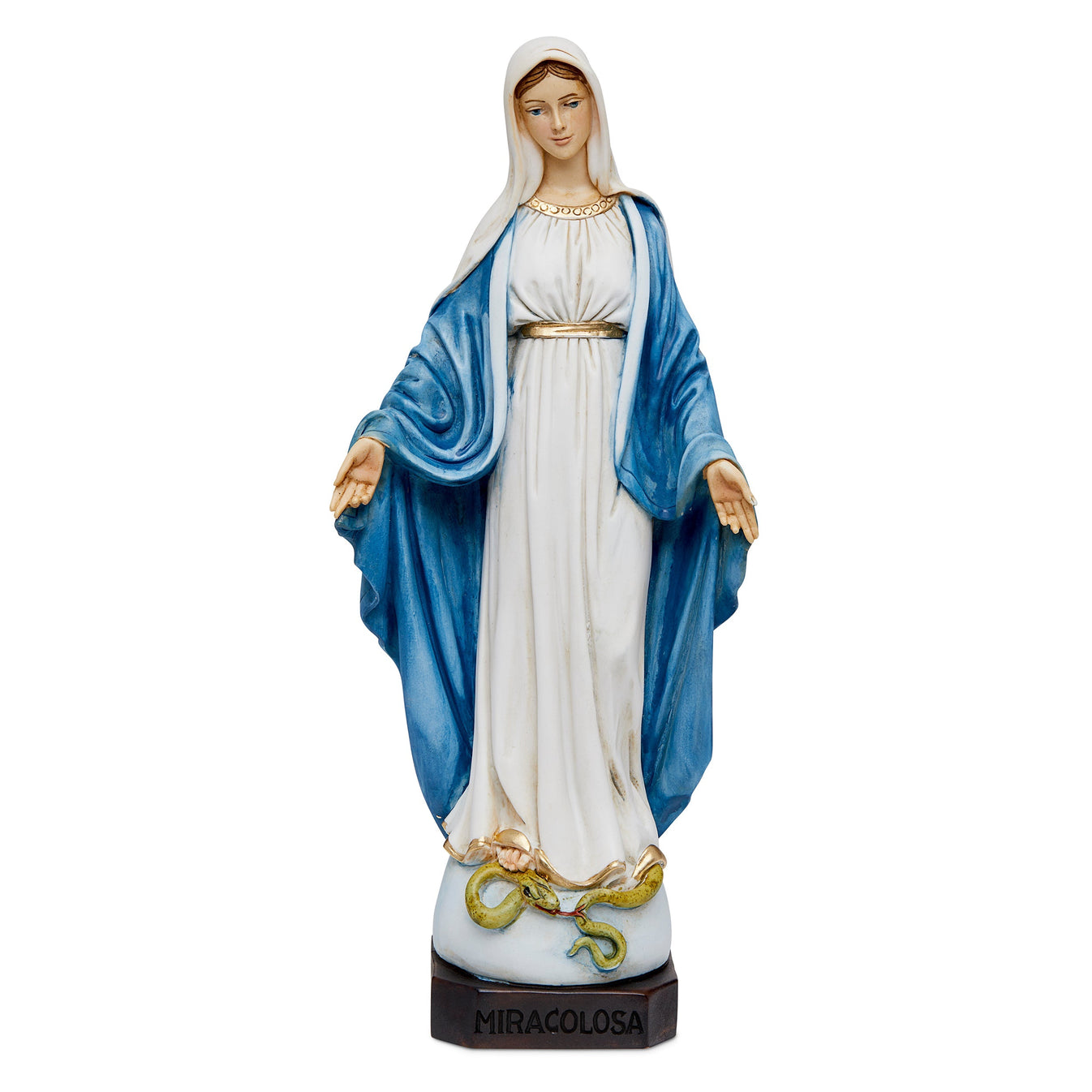 Resin Statue of Our Lady of the Miraculous Medal | MONDO CATTOLICO