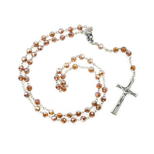 MONDO CATTOLICO Prayer Beads Rosary in Crystal