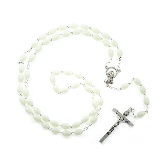 MONDO CATTOLICO Prayer Beads Rosary with Fluorescent Beads