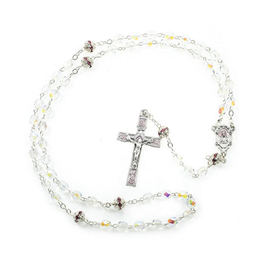 MONDO CATTOLICO Prayer Beads Scapular Rosary in Crystal