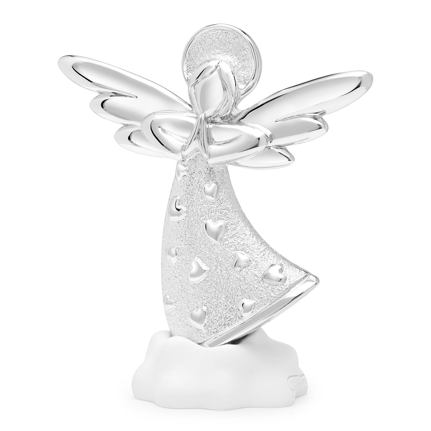 MONDO CATTOLICO ROMA Silver-colored Resin Angel on a Cloud