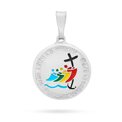 MONDO CATTOLICO ROMA Medal 15 mm (0.59 in) Sterling Silver Medal with Jubilee 2025 Logo