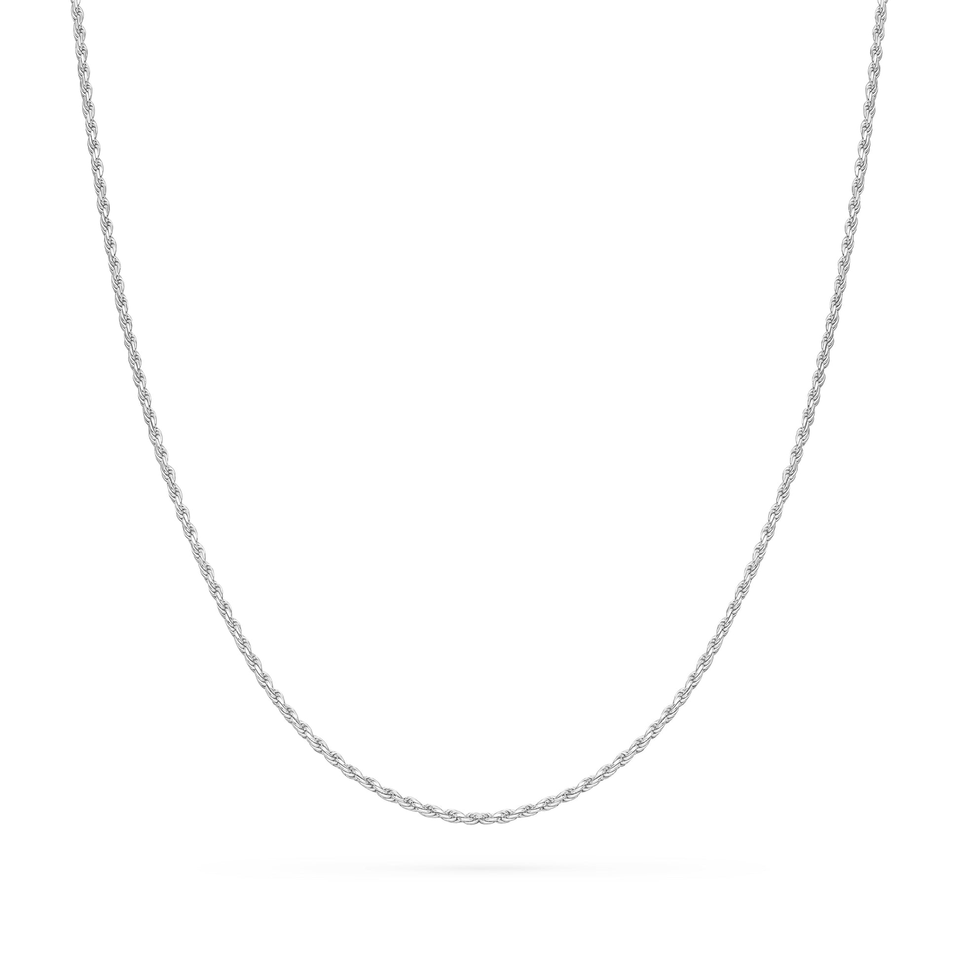 MONDO CATTOLICO ROMA Necklaces Sterling Silver Rope Chain