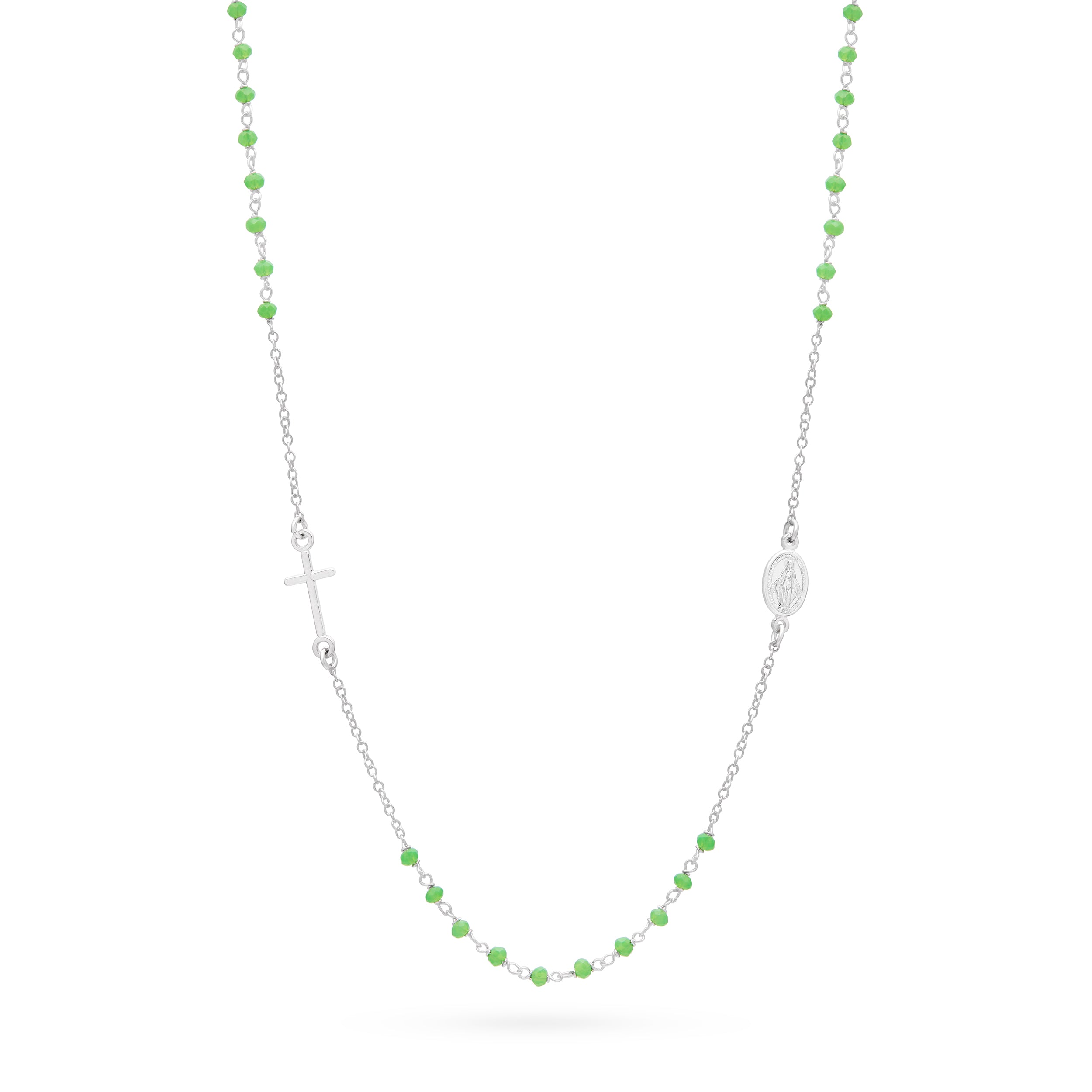 Rosary hot for women, Green Aventurine Rosary with Silver Hammered heart. Catholic Rosary, baptism, communion, Mother’s Day gifts, Easter,