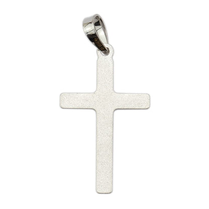 MONDO CATTOLICO White Gold Cross without Body