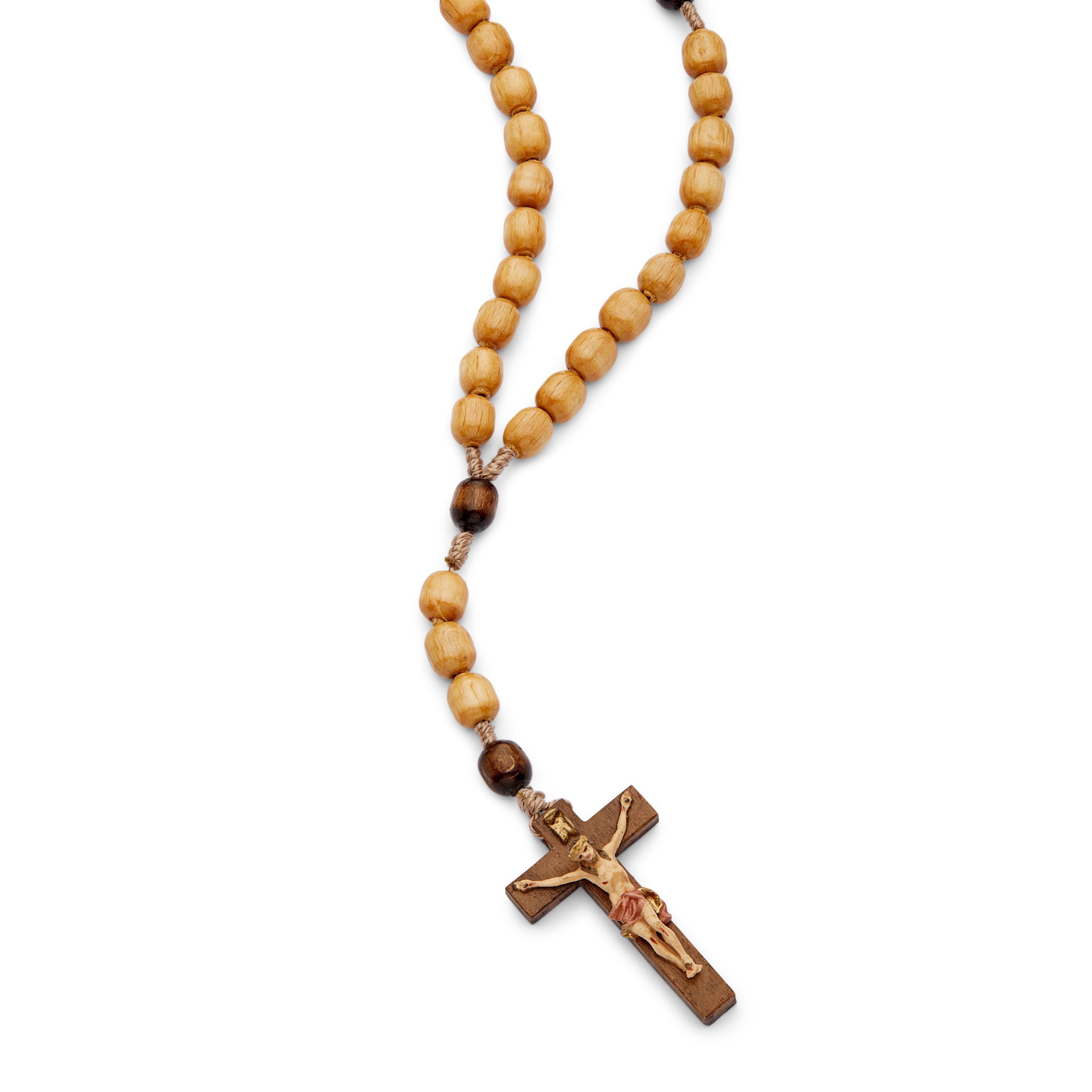 5pcs Catholic Wooden Rosary Necklace Catholic Wood Beads Cross Necklace  Handmade Vintage Religious Prayer Chaplet String Solid Wood Cross Neck Man  Jia | Fruugo NO