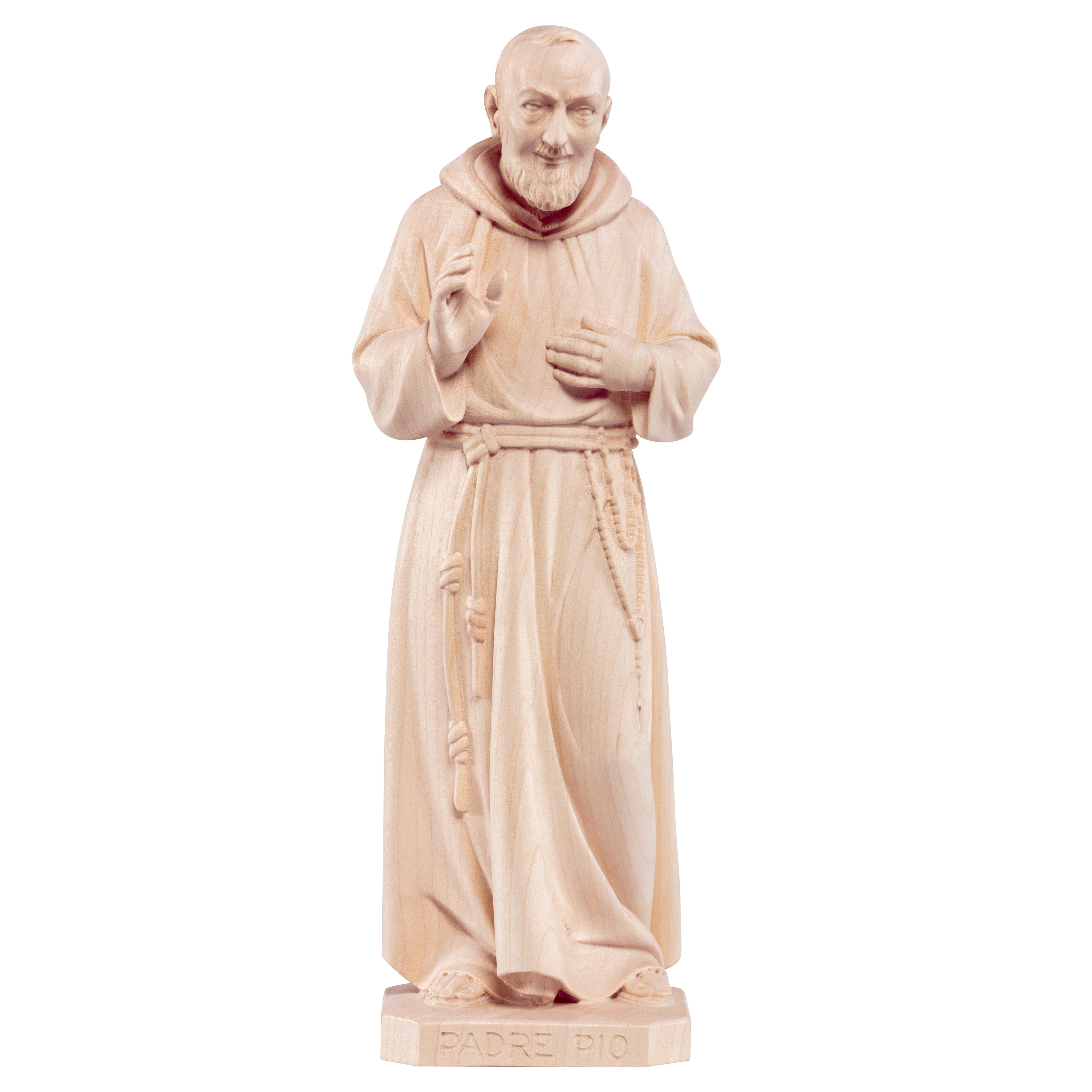 Wooden Statue of Saint Padre Pio | MONDO CATTOLICO