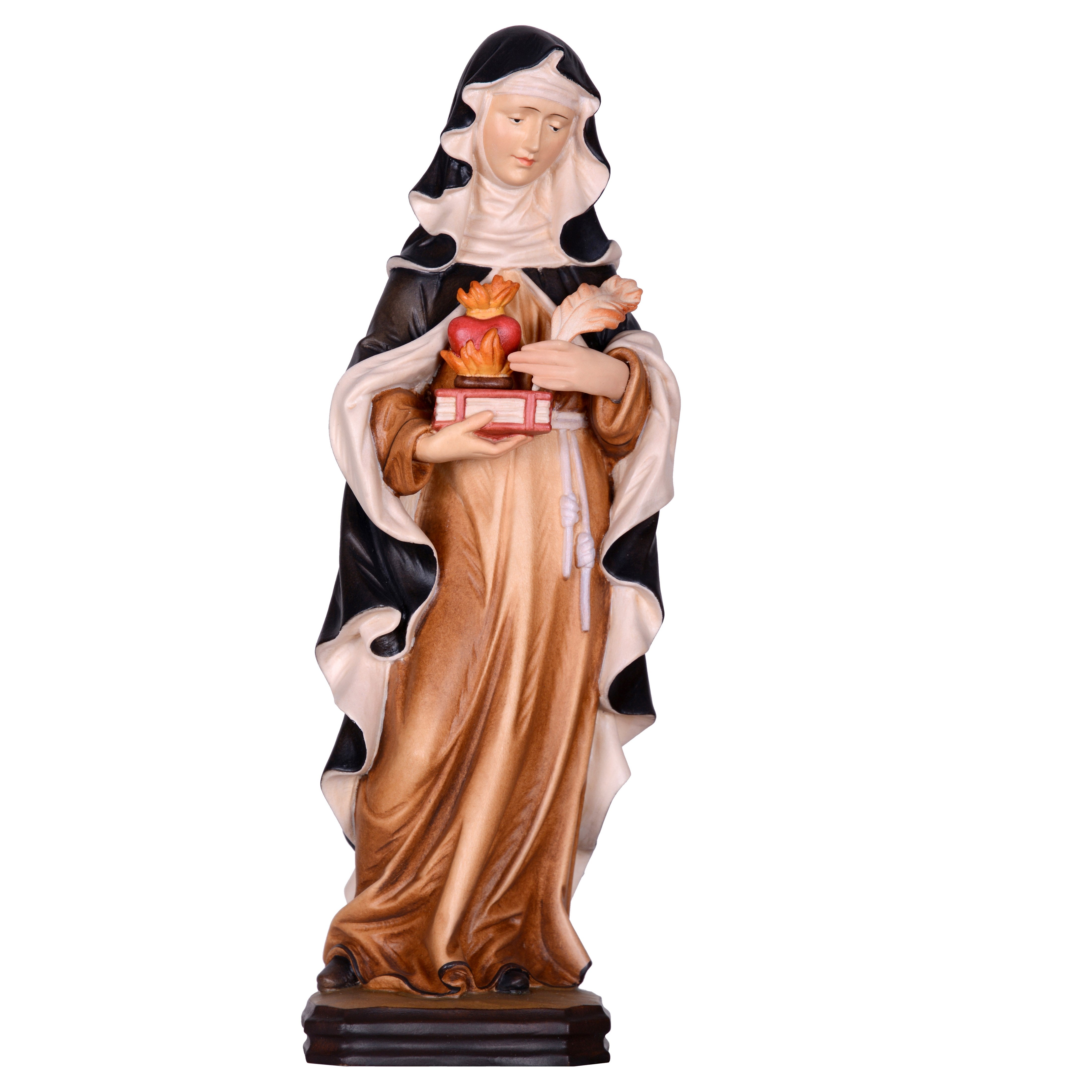 Wooden Statue of St. Gertrude | MONDO CATTOLICO