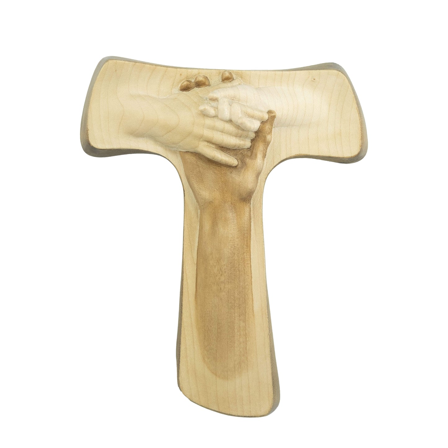 MONDO CATTOLICO Wooden Tau Friendship Cross