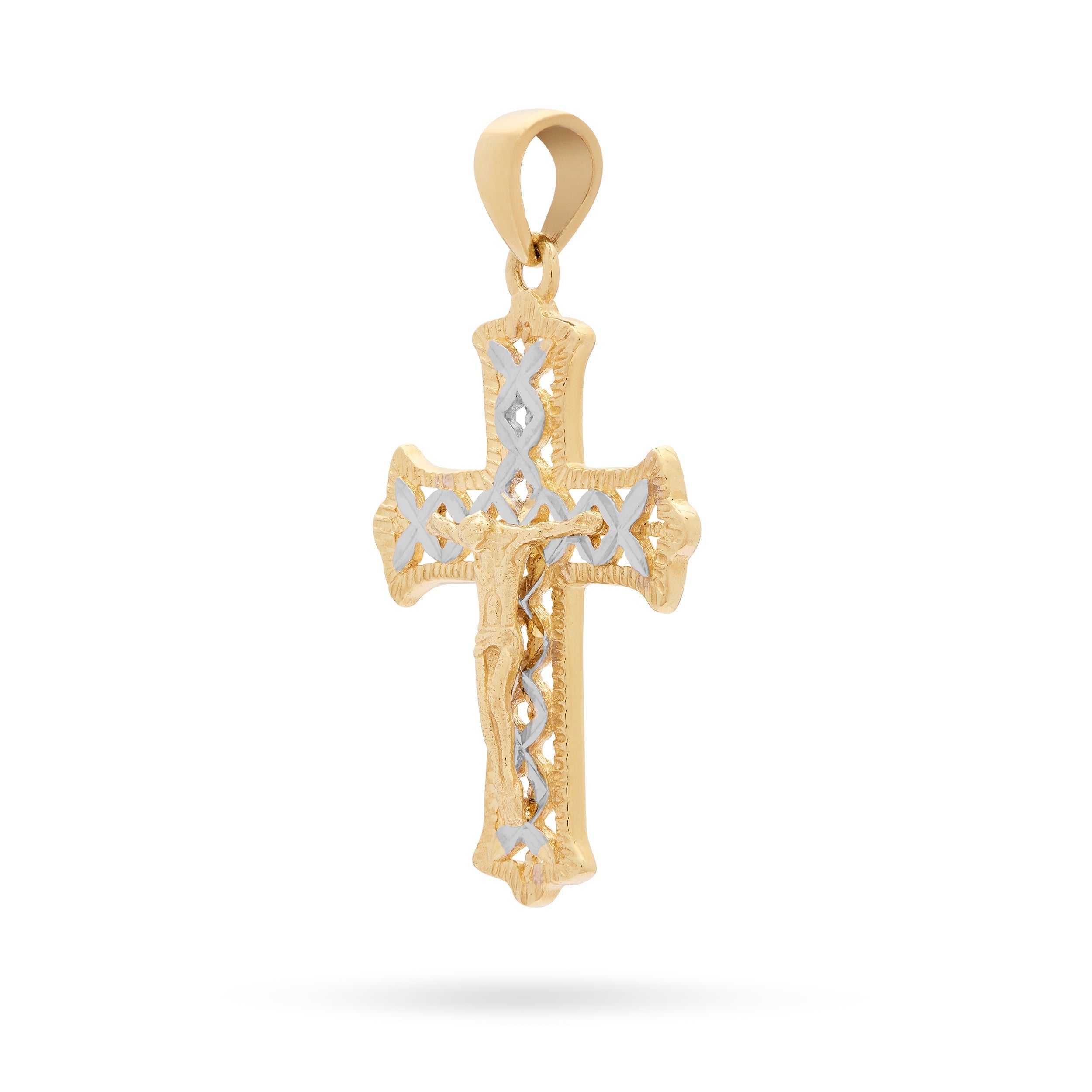 Catholic gold store crucifix necklace